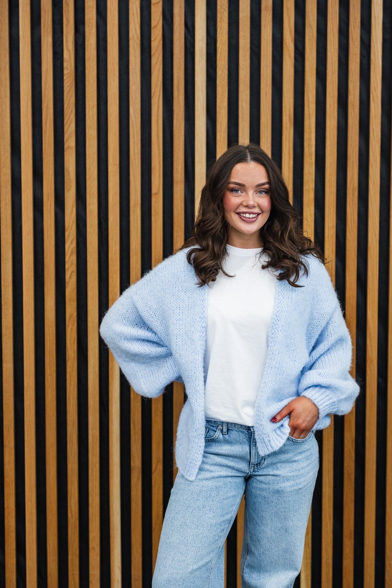VMMAYBE Knit Cardigan - Cashmere Blue
